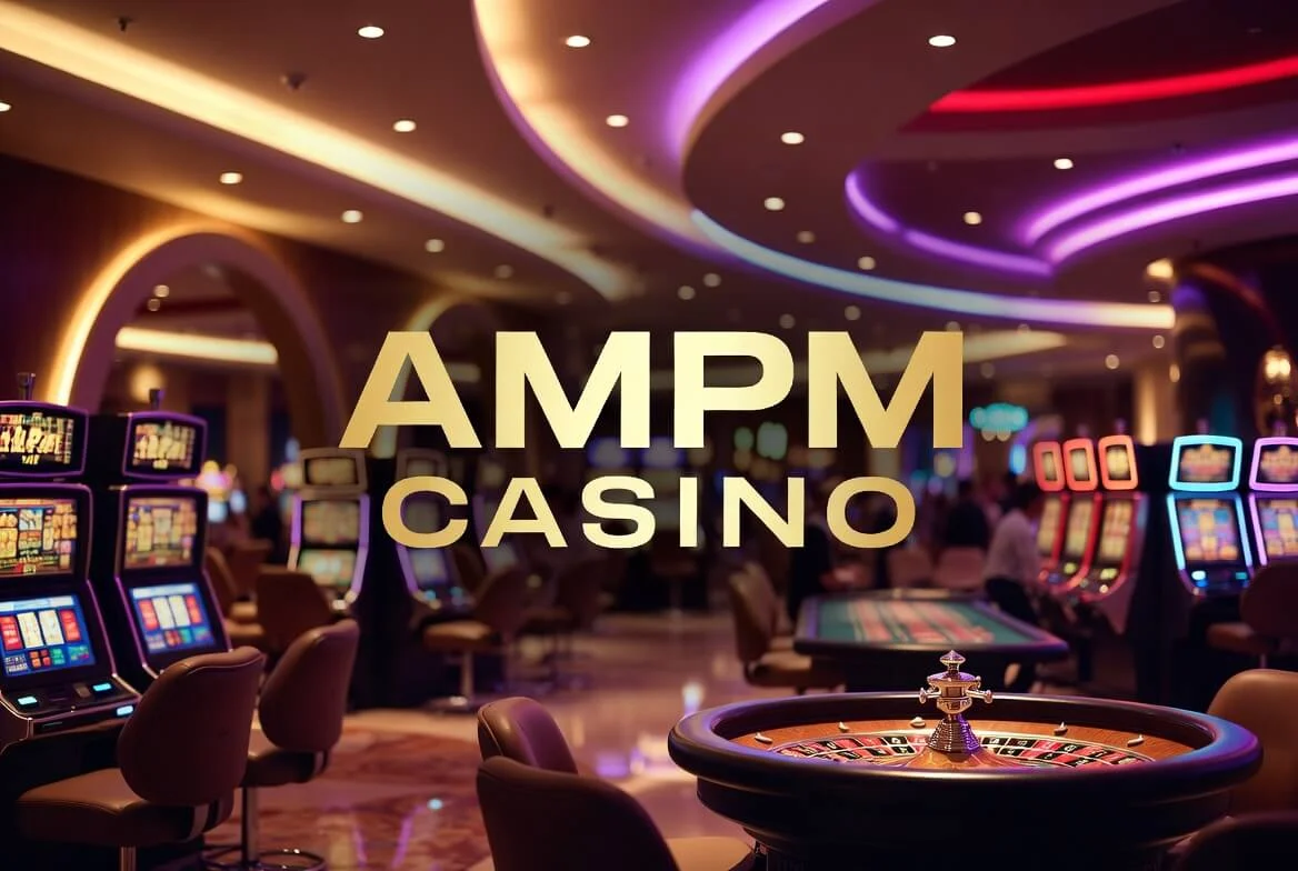 Strona startowa AMPM Casino z ofertą powitalną